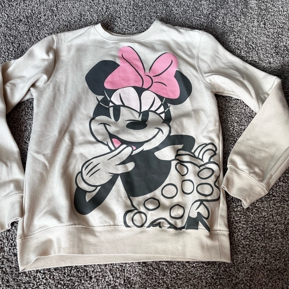 DISNEY
Juniors' Minnie Mouse Graphic Sweatshirt - Picture 2 of 5
